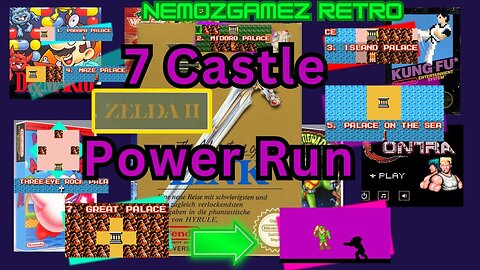 Retro GaMeS, Zelda 2 I'm Linking 7 Castle Power Run