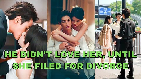 He didn't love her, didn't even kiss her during sex, and regretted it until she filed for divorce