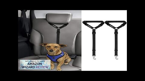 BWOGUE 2 Packs Dog Cat Safety Seat Belt Strap Car Headrest Restraint Review