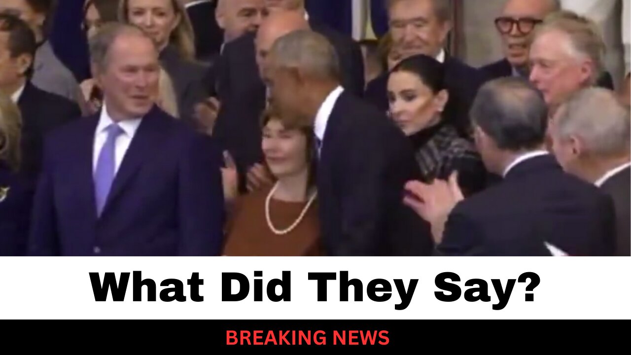 Lip Reader Claims Obama Said This To Bush At Inauguration