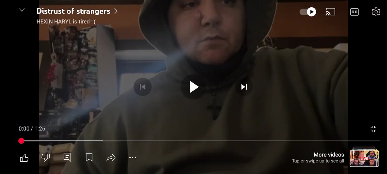 ghostgane explained he's distrust of strangers