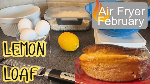 Air Fryer Lemon Ricotta Loaf | Healthy, Fresh & Homemade Recipe