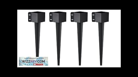 VEVOR Fence Post Anchor Ground Spike 4 Pack 36 x 4 x Review