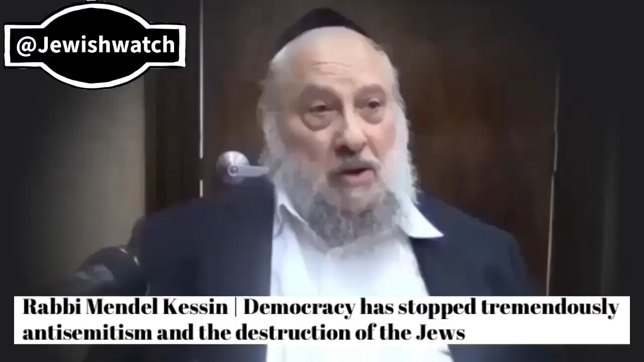 Rabbi Mendel Kessin | Democracy has stopped tremendously antisemitism and the destruction of the Jews