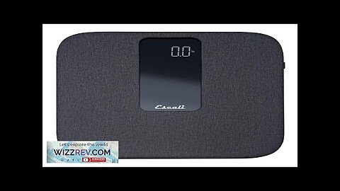 Escali ComfortStep Anti-Slip Digital Bathroom Scale for Body Weight with Removable Linen Review