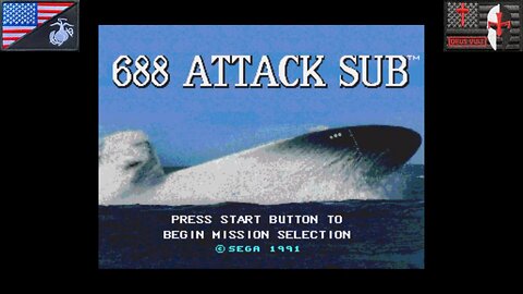 688 Attack Sub (Sega Genesis - Attract Mode) [NA Version]