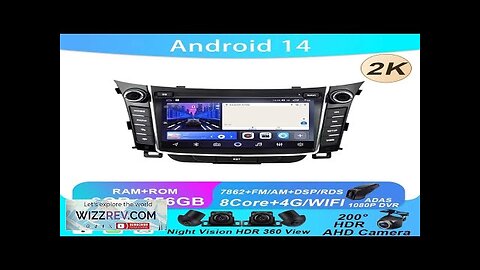 For Hyundai I30 Elantra GT 2012 2017 Car Radio GPS Navigation Review