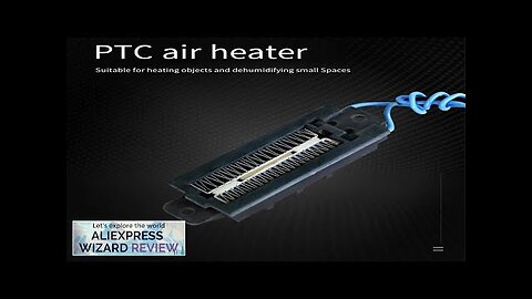 50W Air Heater Insulation PTC Heaters Thermostatic Heating Element Portable Multipurpose Review