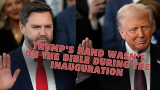 Trump’S Hand Wasn’T On The Bible During The Inauguration, And There’S A Reason For It.