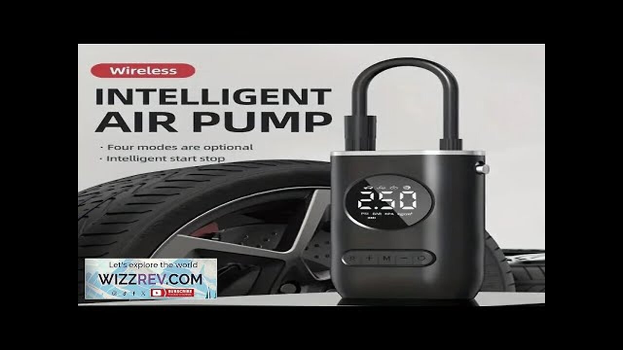 1 Set Car Air Pump Portable Mini Self Propelled Electric Tire Pump Review