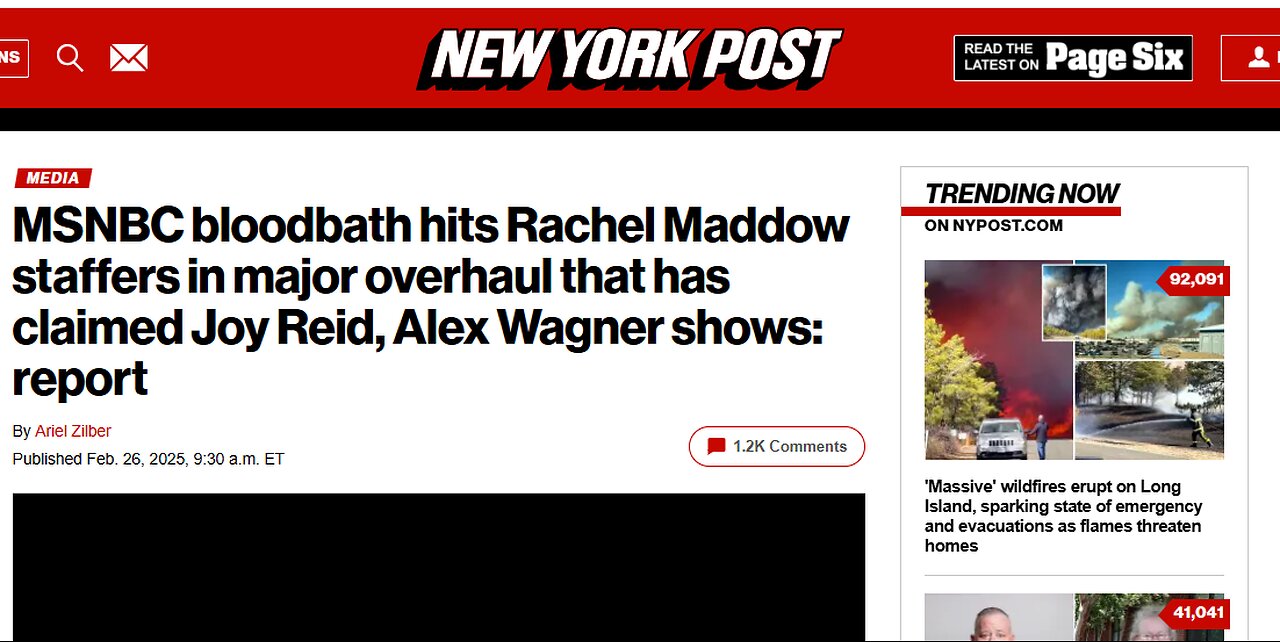 MSNBC Bloodbath hits Rachel Maddow staffers in major overhaul😂🤣