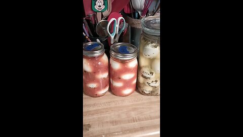 Making Pickled Eggs