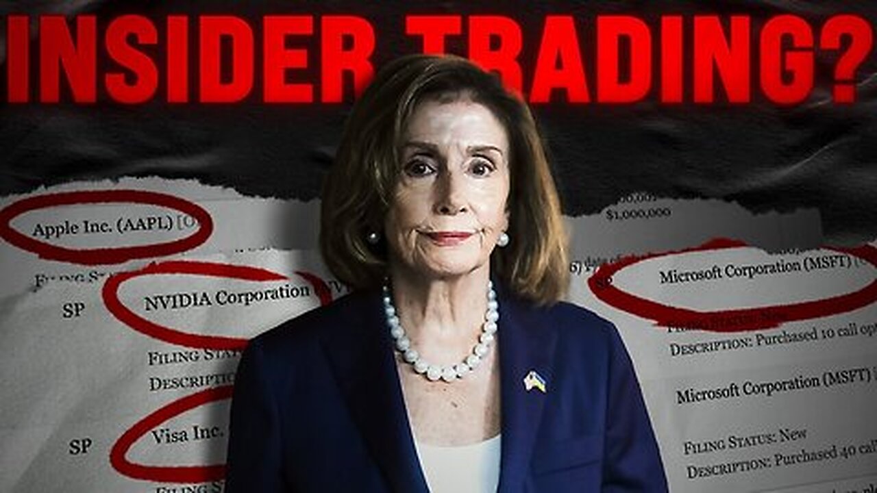 EXPOSED! Nancy Pelosi's Insider Trading!