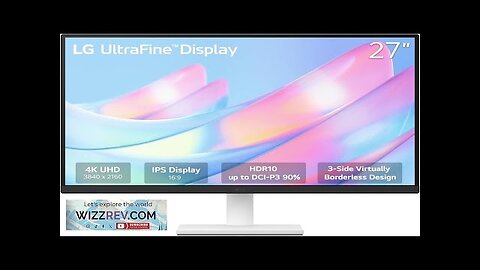 LG 27US500-W Ultrafine Monitor 27-Inch 4K UHD (3840x2160) HDR10 IPS Borderless Design Review