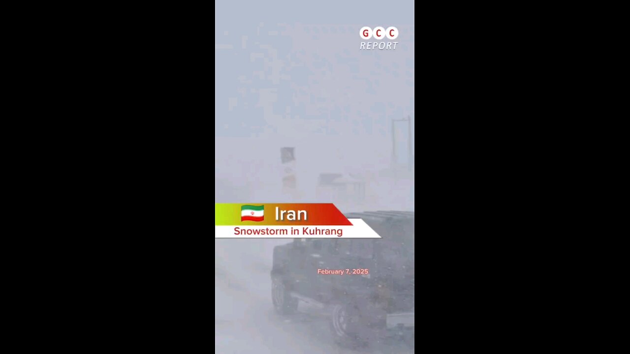 #Iran #Kuhrang #Snowstorm #SevereWeather #WeatherAlert #climate #destruction #anomaly #climatecrisis