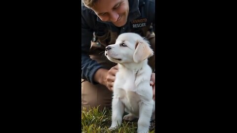 Rescuer Saves a Puppy Found Barely Breathing in the Grass 🐶💔#AnimalRescue #Dog #RescueMission