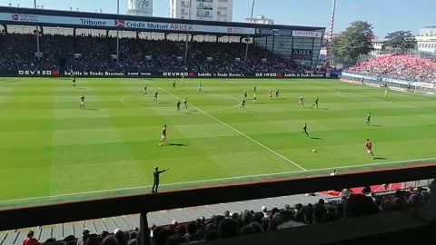 Brest vs Ajaccio 0-1 (goal Romain Hamouma)