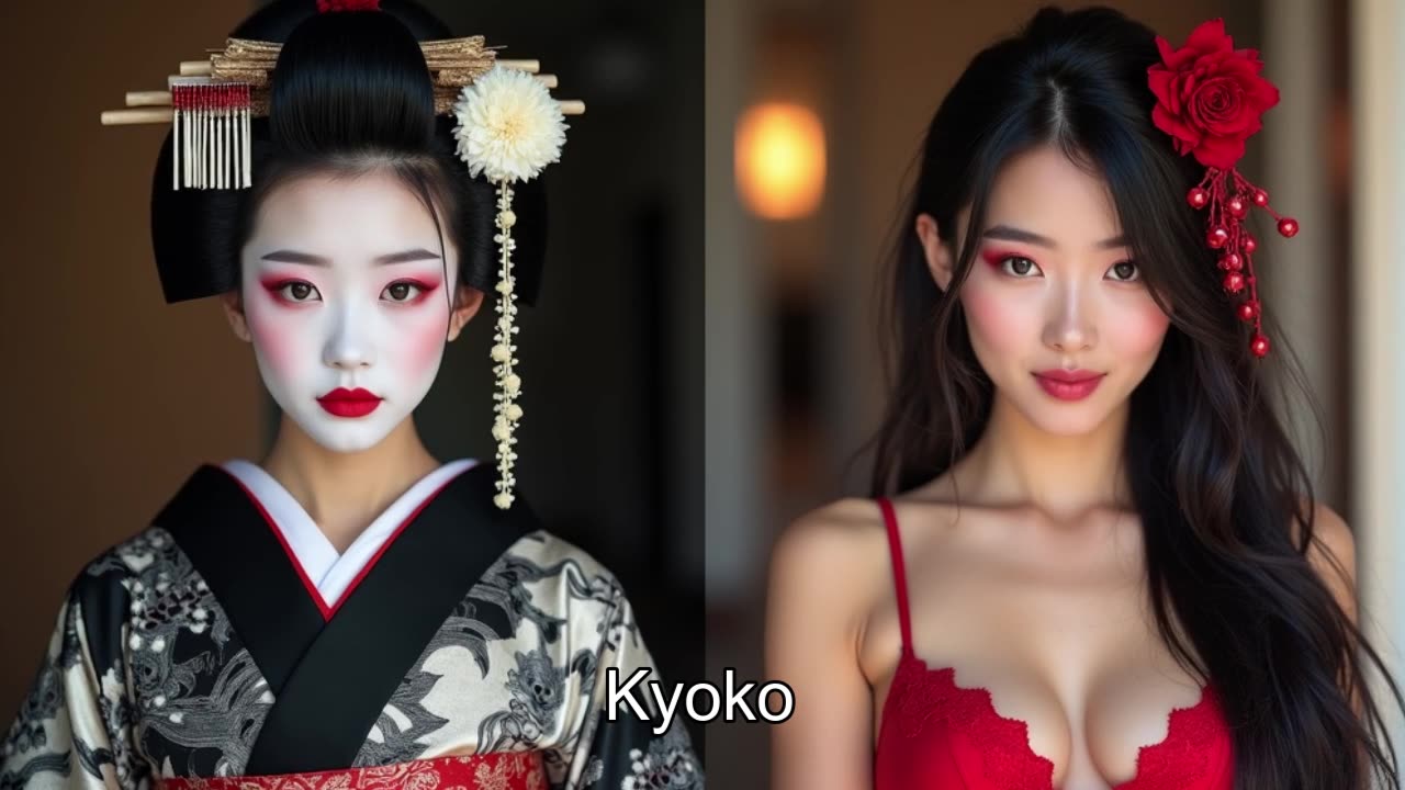 Traditional Elegance vs Modern Beauty: A Stunning AI Art Comparison