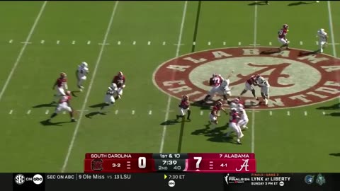 Alabama Offense vs South Carolina Defense (2024)