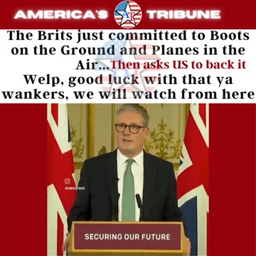 UK says they are prepared to put boots on the ground and planes in the air in Ukraine