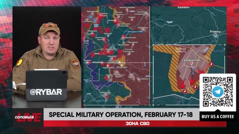 ❗️🇷🇺🇺🇦🎞 RYBAR HIGHLIGHTS OF THE RUSSIAN MILITARY OPERATION IN UKRAINE ON Feb.17-18, 2025