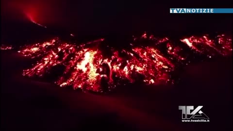 The Etna volcano, located in the country of Italy