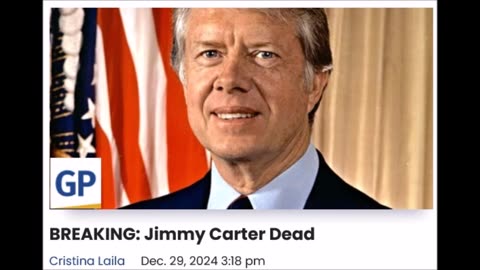 Jimmy Carter Dead