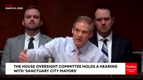 Jim Jordan CONFRONTS Sanctuary City Mayor - Brings Receipts