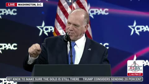 Tom Homan Delivers Remarks at CPAC [Full Speech]