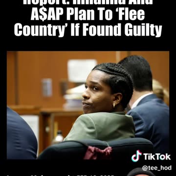 Rihanna & ASAP Rocky Plan To Flee The Country!