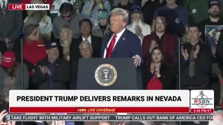 President Trump Takes the Stage at Las Vegas Rally – “America’s Decline is Over”