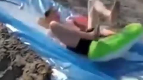 Water Slide 🤣😂