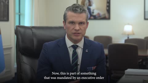 A Message From Defense Secretary Hegseth to YOU