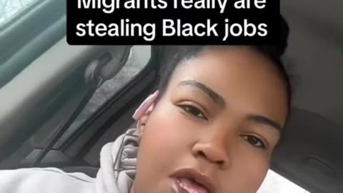 A black woman from Chicago says that illegal immigrants are stealing Black jobs