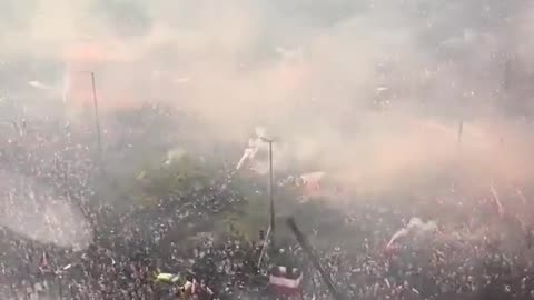 This is 300,000 polish Patriots on the streets to declare Poland is a CHRISTIAN country.