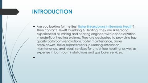 Get The Best Boiler Breakdowns in Bernards Heath.