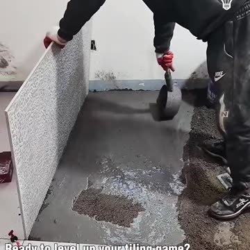 This tile laying is just perfection all the way!.hd