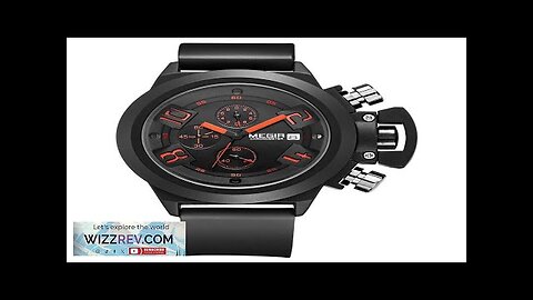 MEGIR Men Multi-functional Watch Sports Chronograph Wristwatch Waterproof Calendar Quartz Review