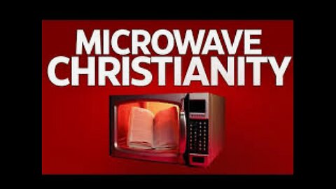 God is not a Microwave! by Dan Weston.His channel. https://www.youtube.com/@danwestonappliedword