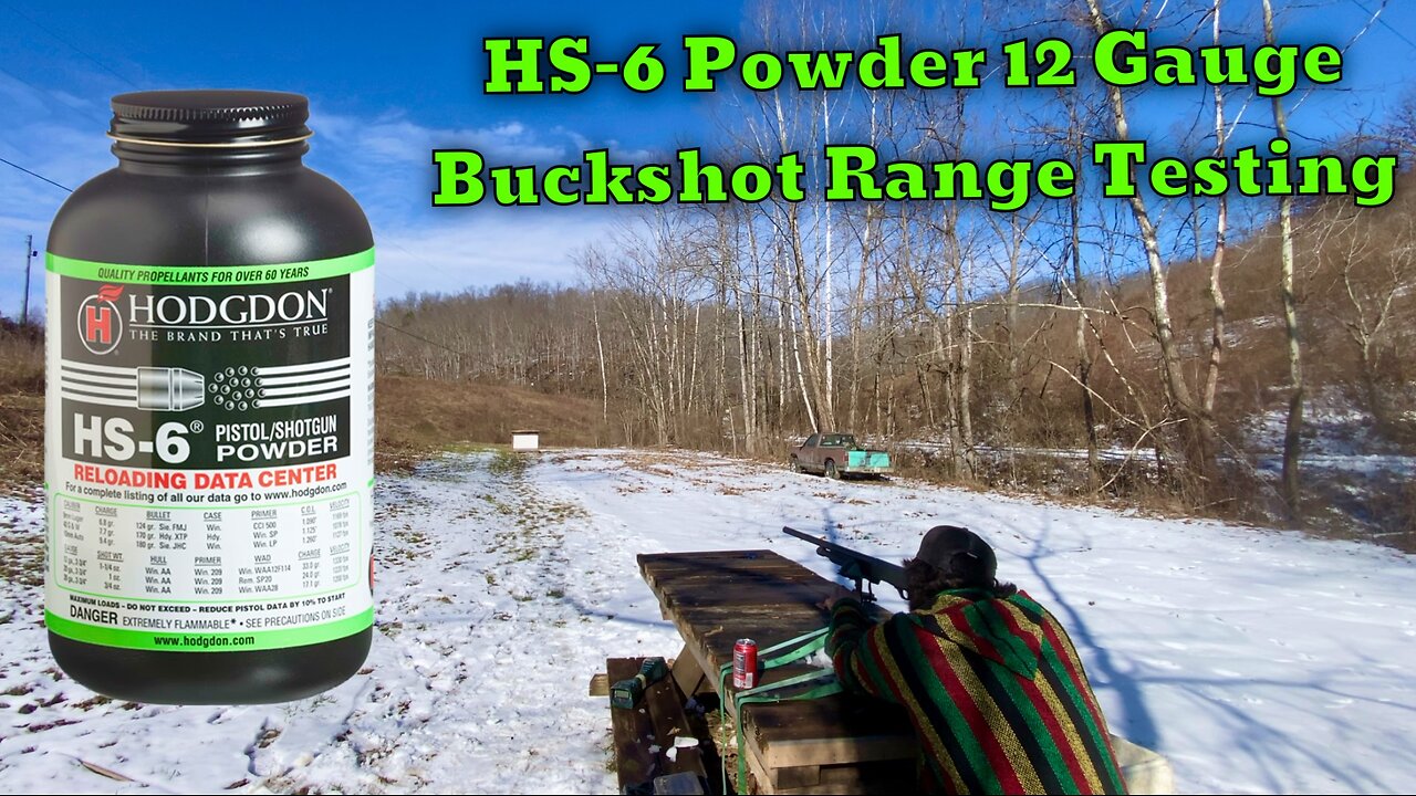 HS-6 3” 12 Gauge Buckshot Range Testing
