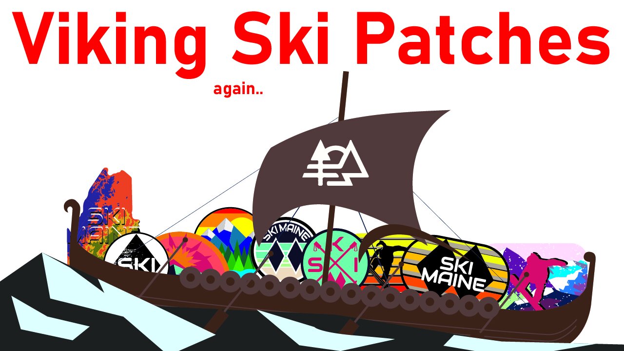 Making Ski Patches, again.. | Alpine Viking Ski Patch Design