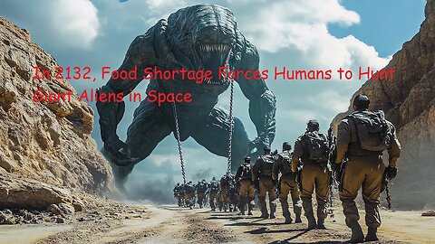 In 2132, Food Shortage Forces Humans to Hunt Giant Aliens in Space