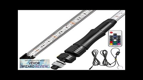 VEVOR 2PC 3FT LED Whip Lights RGB Color Lighted Whips for UTV Review