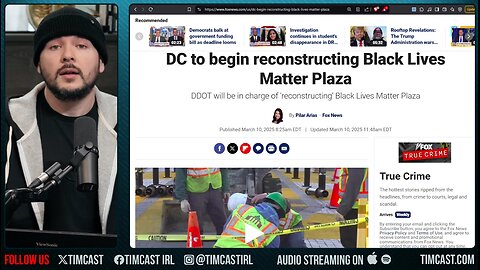 BLM IS DONE, DC Demolishing Black Lives Matter Plaza, Poll Shows US OPPOSES BLM Movement