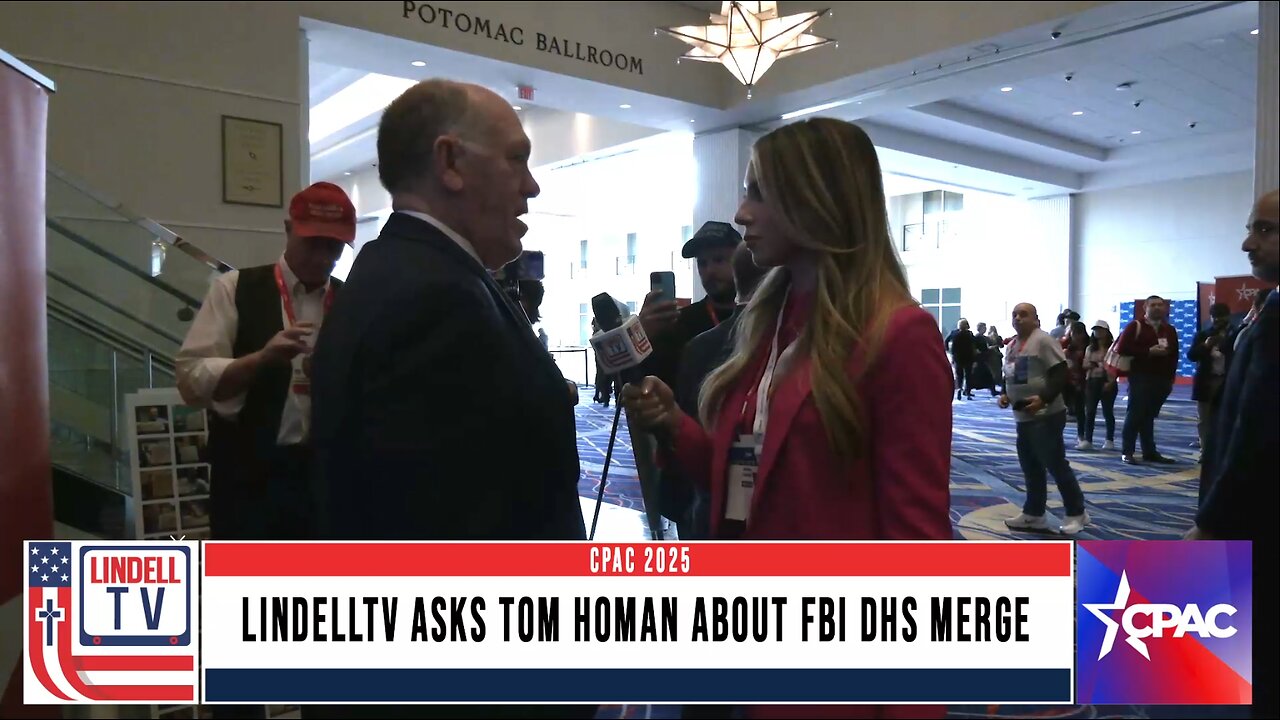 LindellTV Asks Tom Homan About FBI DHS Merge