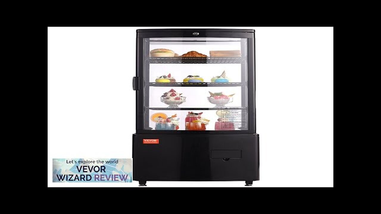 VEVOR Refrigerated Display Case 3 Cu.Ft./85L Countertop Pastry Display Case 3-Tier Review