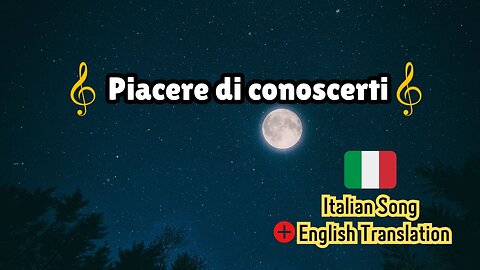 Listen & Enjoy This Italian Song.