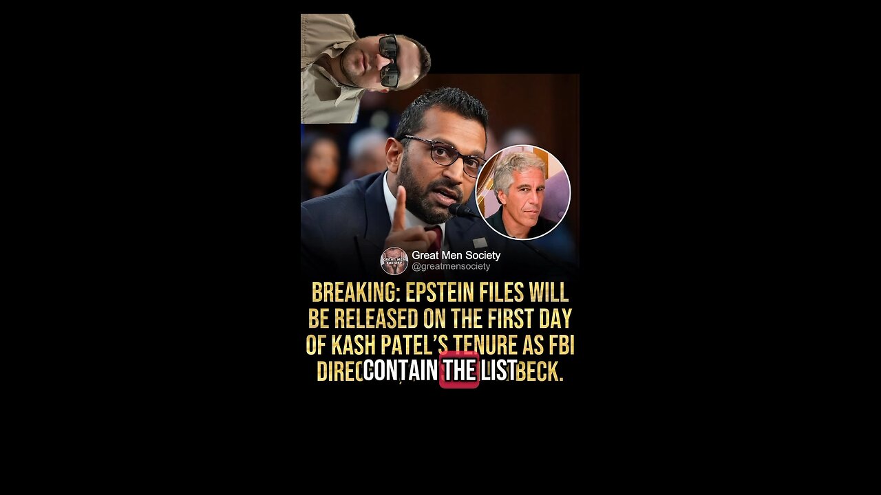 Day 16- The Epstein list is finally going to be released.