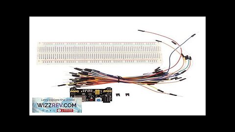 3pcs Geekcreit MB-102 MB102 Solderless Breadboard + Power Supply + Jumper Cable Review