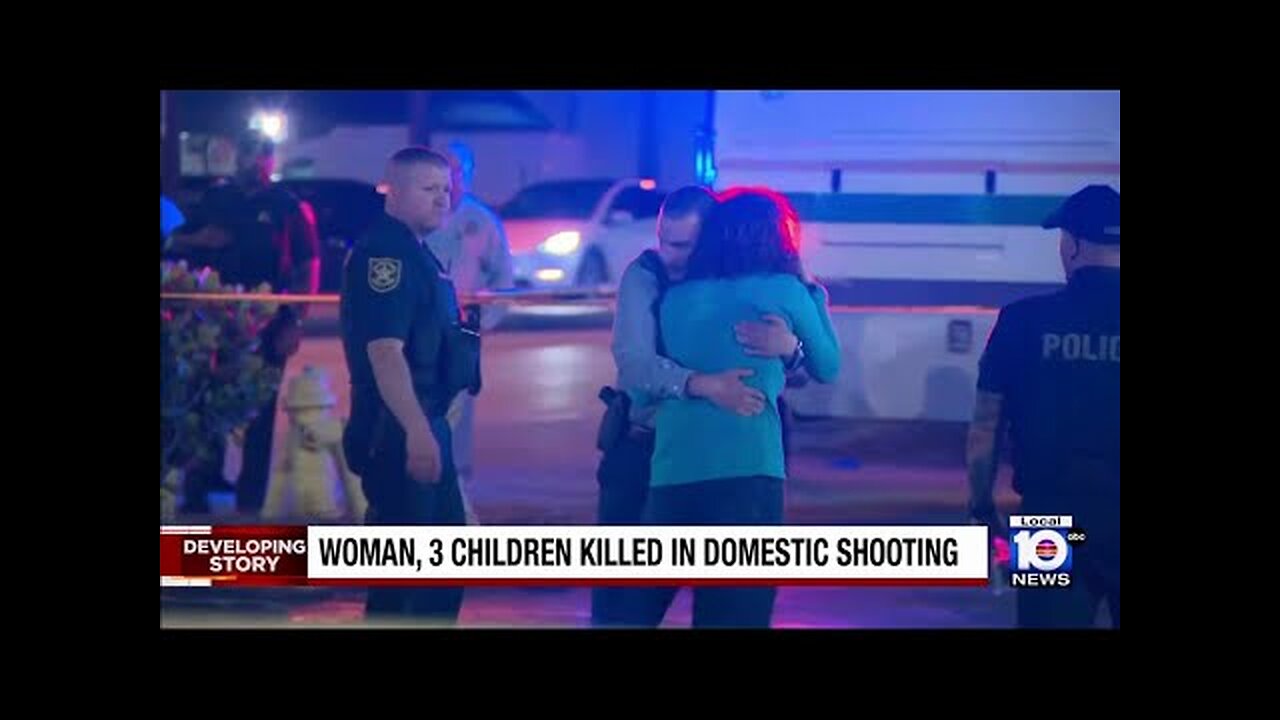 4 dead, 2 injured in Pembroke Park after domestic shooting